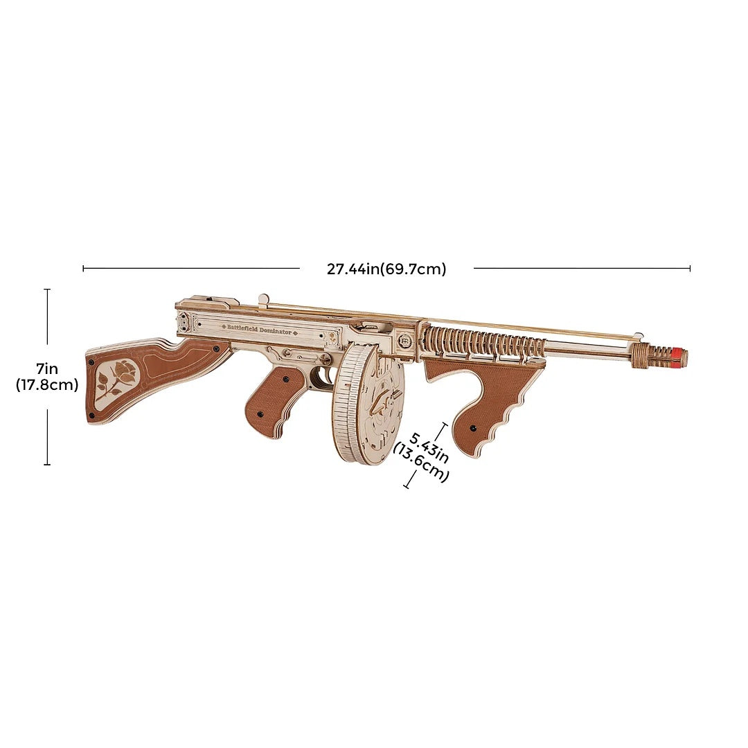 Tommy Gun 3D Wooden Puzzle