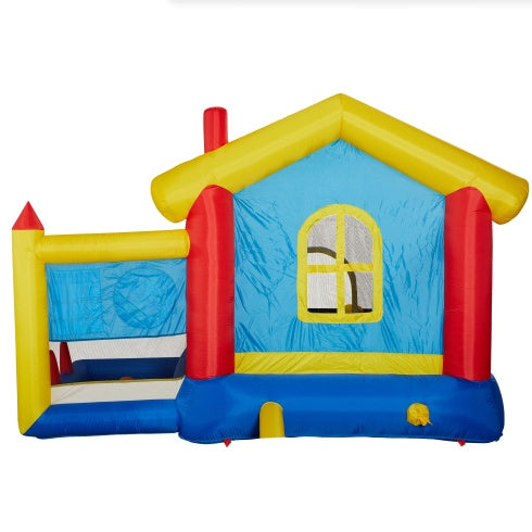8-in-1 Inflatable Bounce House for Kids with Blower and Games – Backyard Jump Castle