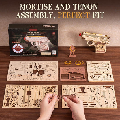 M1906 Browning Mini Gun 3D Wooden Puzzle