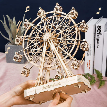 Ferris Wheel  – 3D Wooden Puzzle Kit with Melody box