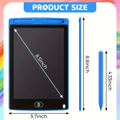 8.5-Inch LCD colorful Drawing Tablet For Kids. Reusable & Erasable