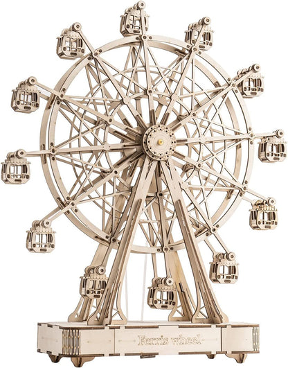 Ferris Wheel  – 3D Wooden Puzzle Kit with Melody box