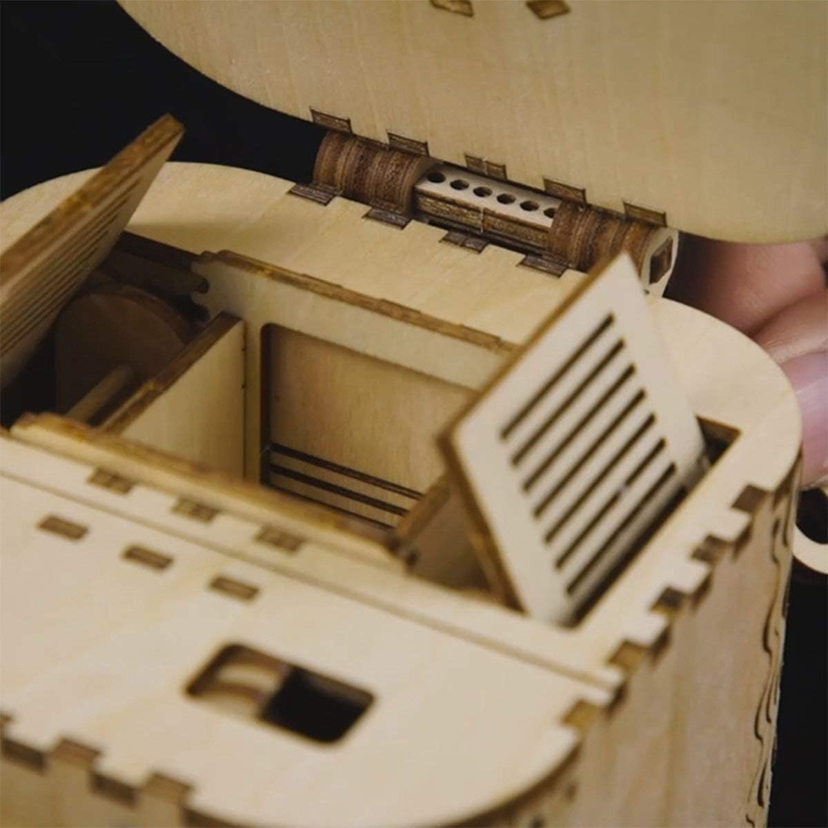 Treasure Box Creative 3D Wooden Puzzle DIY Kit