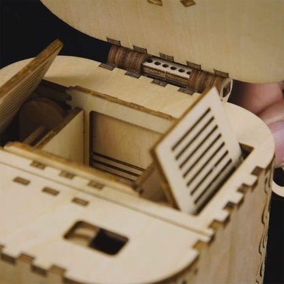 Treasure Box Creative 3D Wooden Puzzle DIY Kit