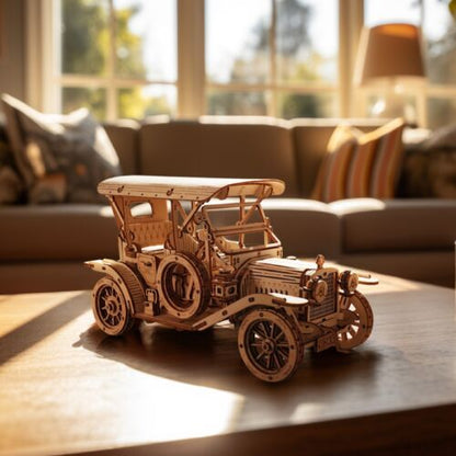 3D Wooden Puzzle – Vintage Car Model MC801 (1:15 Scale)