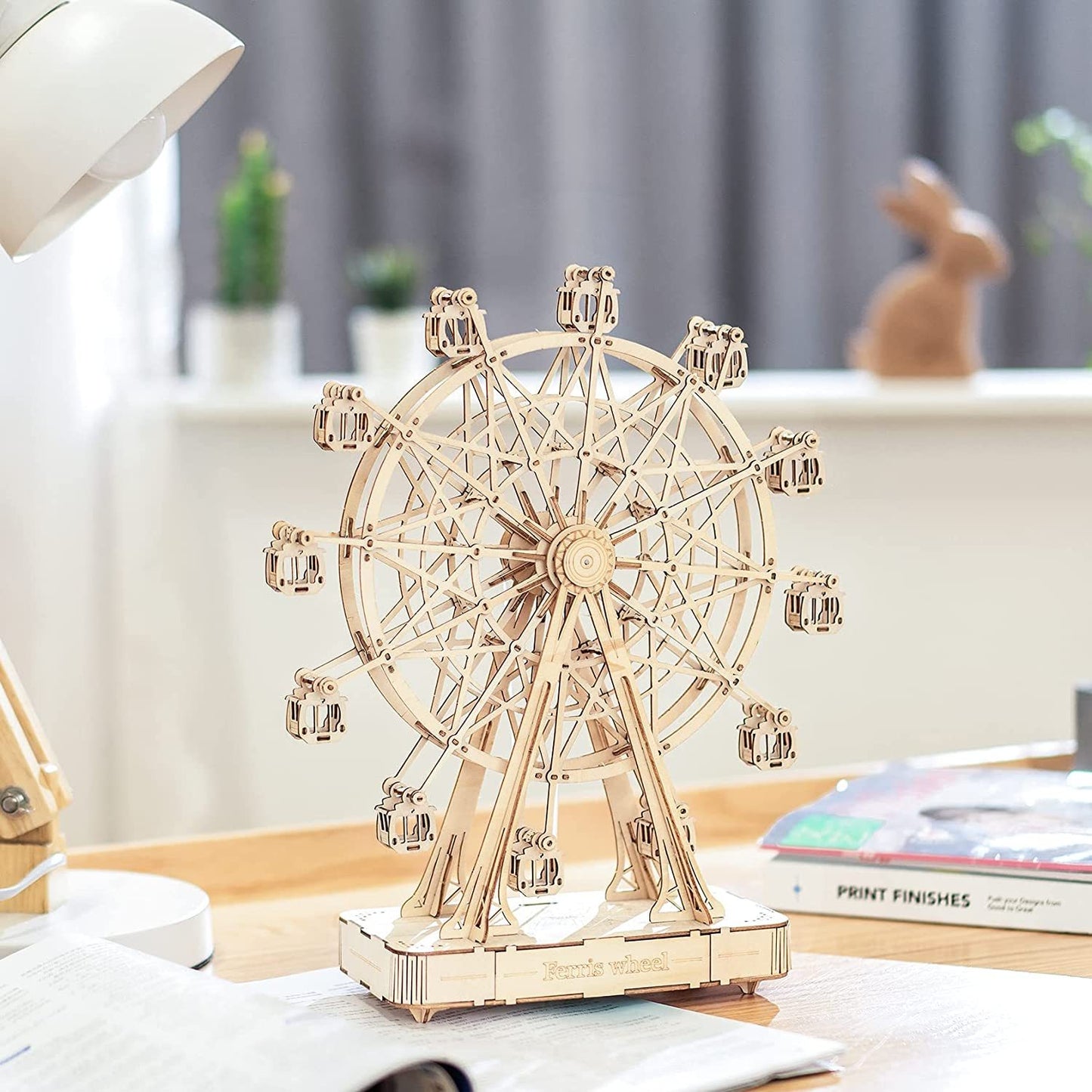 Ferris Wheel  – 3D Wooden Puzzle Kit with Melody box