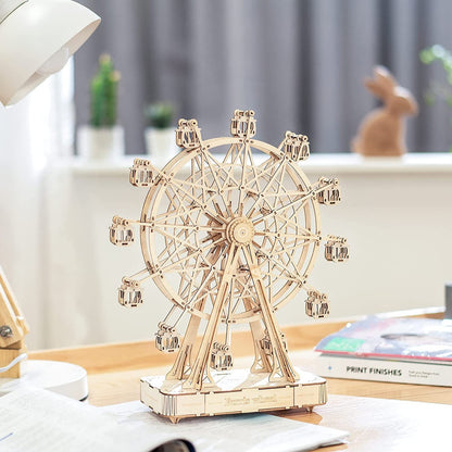Ferris Wheel  – 3D Wooden Puzzle Kit with Melody box