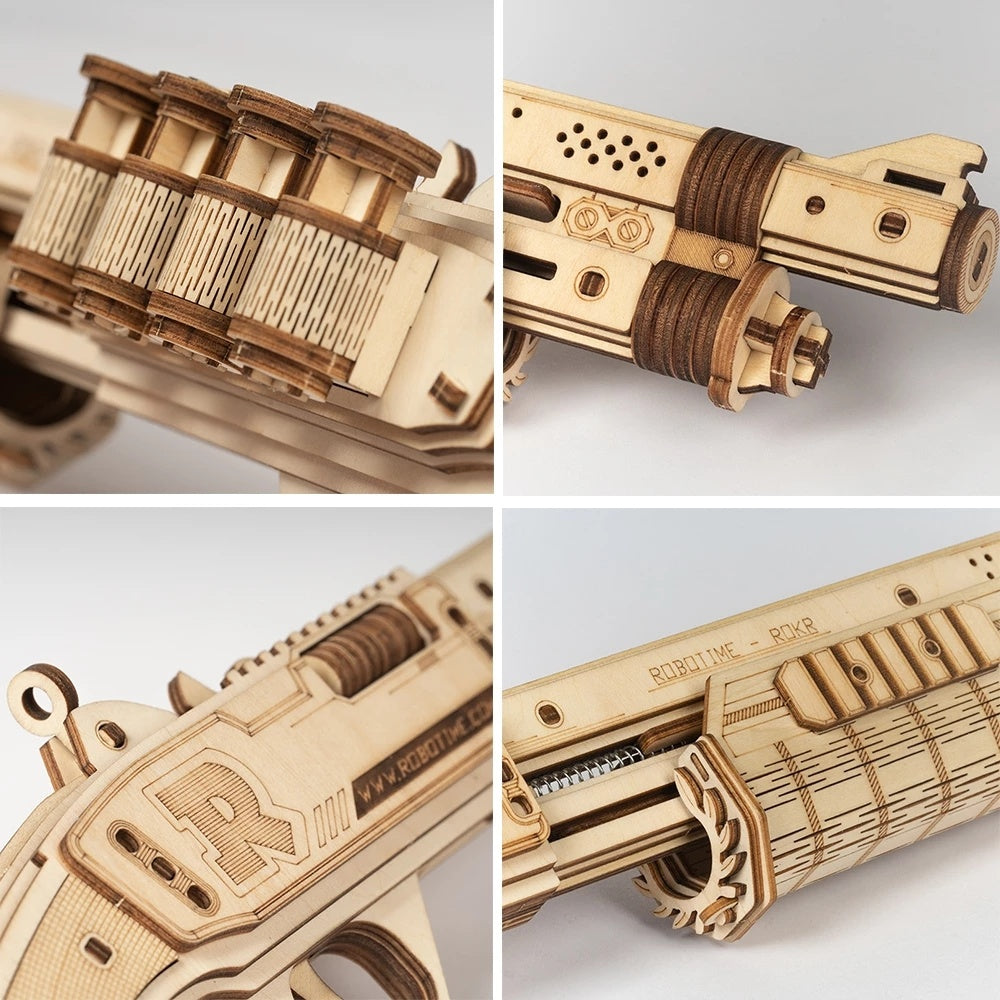 3D Wooden Puzzle – Remington M870 Shotgun Model (LQ501)