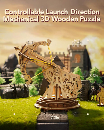 Ancient Ballista 3D Wooden Puzzle Siege Weapon Model Kit