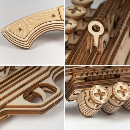 3D Wooden Puzzle – Remington M870 Shotgun Model (LQ501)