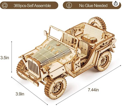 3D Wooden Puzzle Wrangler MC701