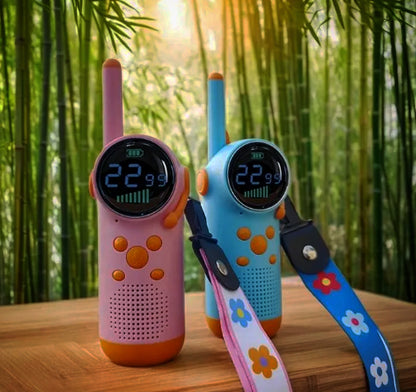 Kids Walkie Talkies with Color Screen – Long Range & Rechargeable