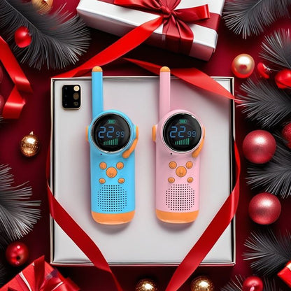 Kids Walkie Talkies with Color Screen – Long Range & Rechargeable