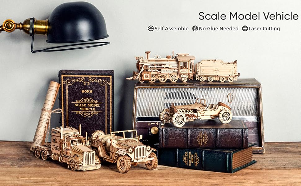 Heavy Truck 3D Wooden Puzzle Model Kit