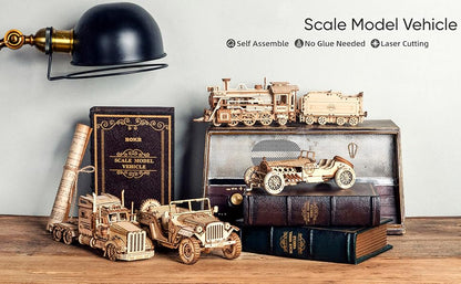 Heavy Truck 3D Wooden Puzzle Model Kit