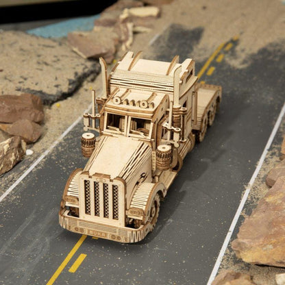 Heavy Truck 3D Wooden Puzzle Model Kit