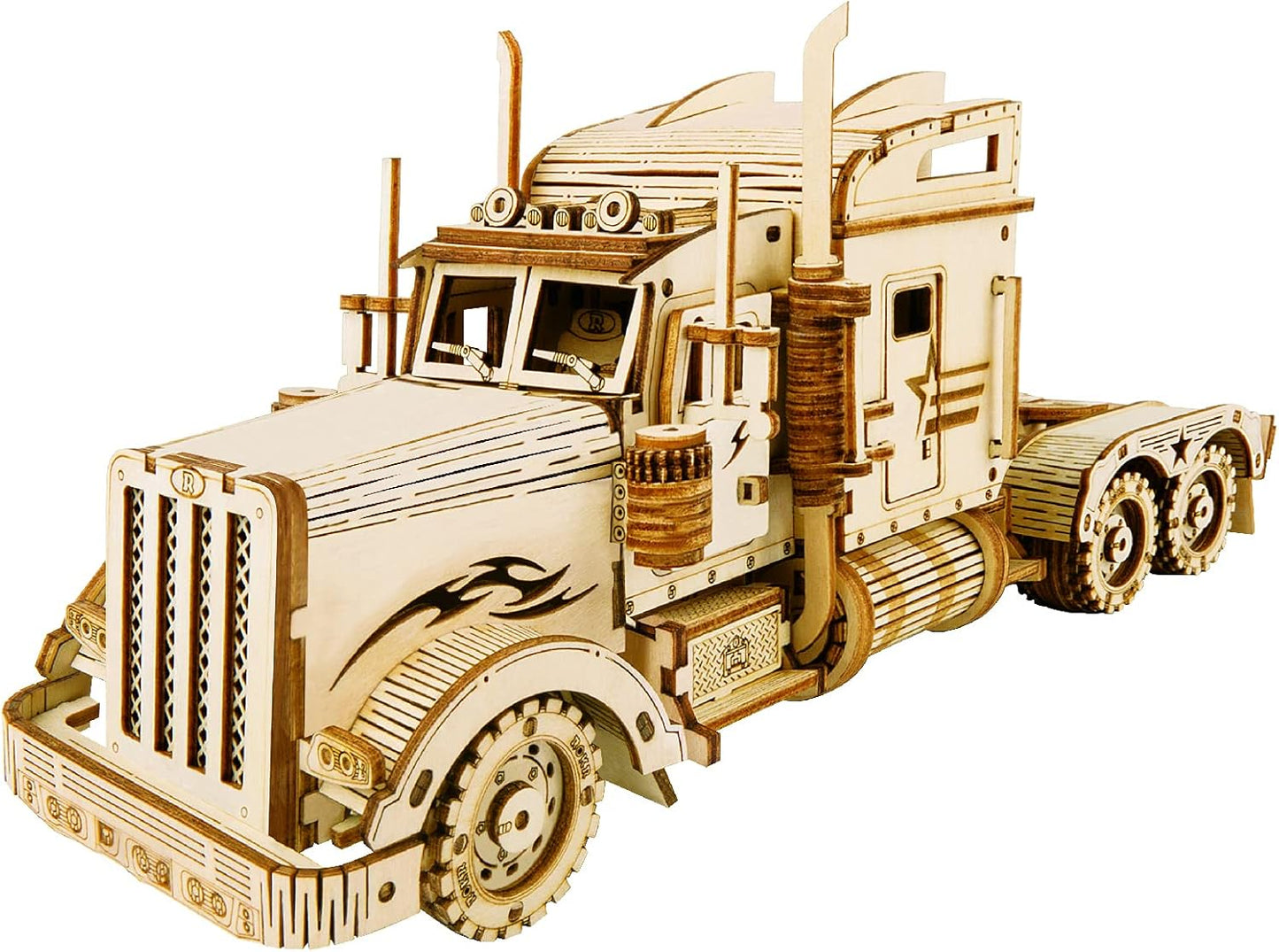 Heavy Truck 3D Wooden Puzzle Model Kit