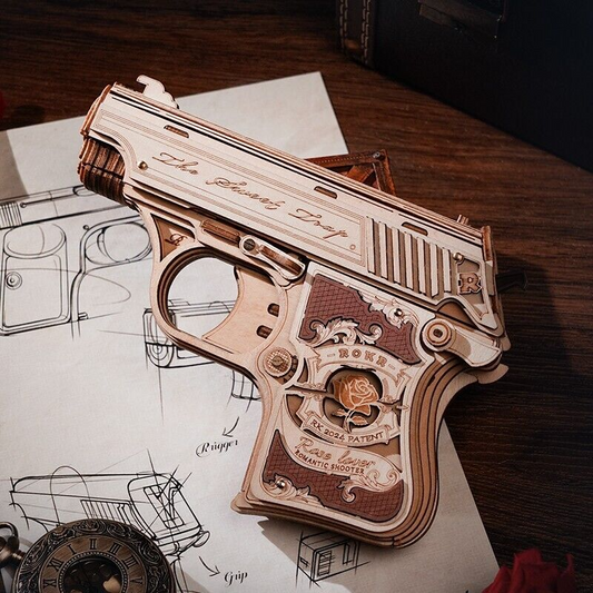 M1906 Browning Mini Gun 3D Wooden Puzzle