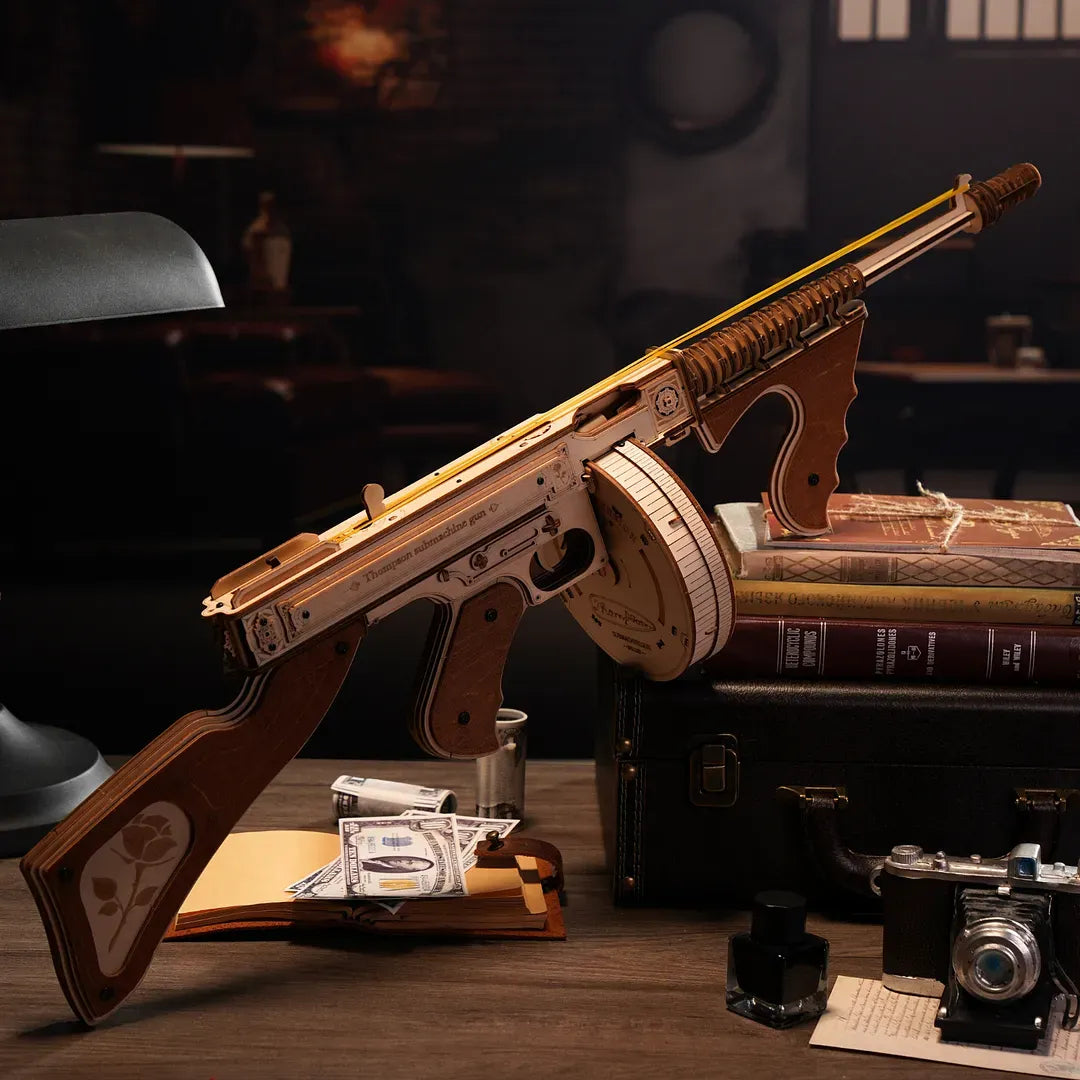 Tommy Gun 3D Wooden Puzzle