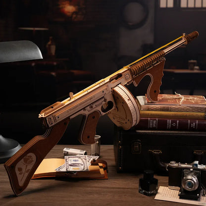 Tommy Gun 3D Wooden Puzzle