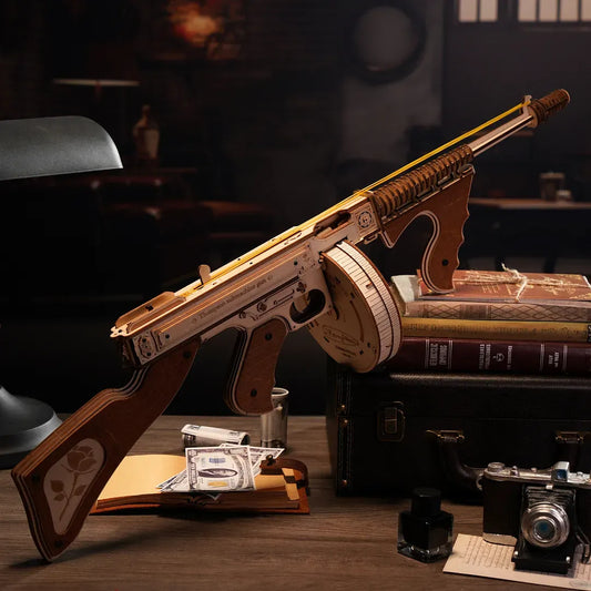 Tommy Gun 3D Wooden Puzzle