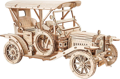 3D Wooden Puzzle – Vintage Car Model MC801 (1:15 Scale)